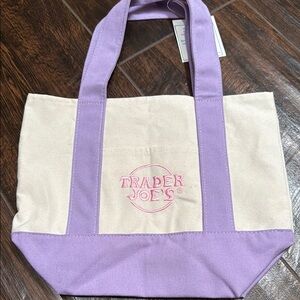 Trader Joe’s pastel purple tote!